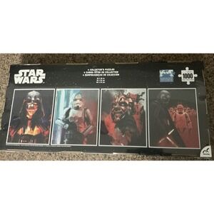 Star Wars Collectors Puzzle Set, Set of 4, 1,000-Piece Puzzles BRAND NEW, SEALED